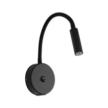 TK Lighting LAGOS fali lámpa fém, fekete, G9 - TK-10200