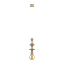 TK Lighting TOWER függeszték fém, bézs, E27 - TK-10870