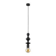 TK Lighting TOWER függeszték fém, fekete, E27 - TK-10871