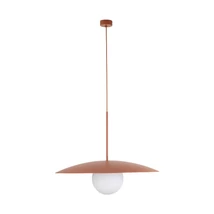 TK Lighting SLATE függeszték fém , üveg, téglaszín, fehér, E27 - TK-10911