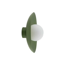 TK Lighting SLATE fali lámpa fém, üveg, zöld, G9 - TK-10935
