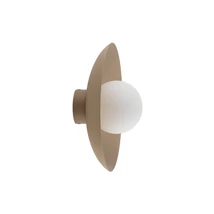 TK Lighting SLATE fali lámpa fém, üveg, bézs, G9 - TK-10936
