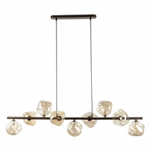 TK Lighting LAVA függeszték fém, üveg, barna, borostyán, G9 - TK-11037