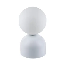 TK Lighting MIKI asztali lámpa üveg, fehér, G9 - TK-16037