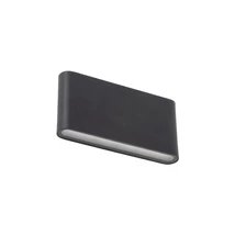 TK Lighting ARWENA kültéri fali lámpa fém, fekete, LED, 6W, 3000K, 680 Lm, IP54 - TK-18185