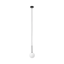 TK Lighting MARTIN függeszték fém, üveg, fekete, fehér, G9 - TK-4502