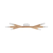 TK Lighting NOBLE fali lámpa fém, fa, üveg, barna, G9 - TK-4525