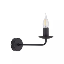 TK Lighting LIMAL fali lámpa fém, fekete, E14 - TK-4611