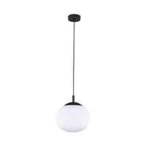 TK Lighting VIBE függeszték fém, üveg, fekete, fehér, E27 - TK-4759