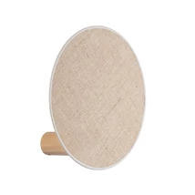 TK Lighting PULSE fali lámpa fa, szövet, barna, E27 - TK-4814