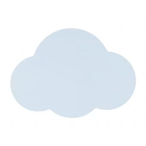 TK Lighting CLOUD fali lámpa fém, kék, G9 - TK-4966
