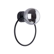 TK Lighting ANNABELLE fali lámpa fém, üveg, fekete, grafit, G9 - TK-5256