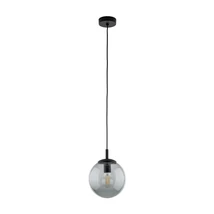 TK Lighting ESME függeszték fém, üveg, fekete, szürke, E27 - TK-5379