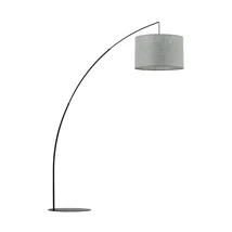 TK Lighting MOBY állólámpa fém, szövet, fekete, zöld, E27 - TK-5488