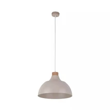 TK Lighting CAP függeszték fém, fa, bézs, E27 - TK-5664