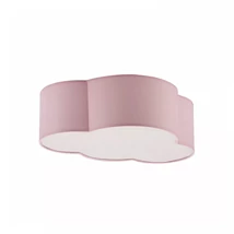 TK Lighting CLOUD mennyezet lámpa szövet, papír, rózsaszín, fehér, E27 - TK-6075