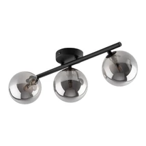 TK Lighting ESTERA mennyezet lámpa fém, üveg, fekete, szürke, G9 - TK-6855