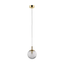 TK Lighting CADIX függeszték fém, üveg, arany, áttetsző, G9 - TK-759