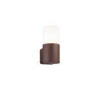 Trio HOOSIC kültéri fali lámpa fém, műanyag, rozsdaszín, fehér, E27, IP44 - 222260124
