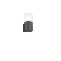 Trio HOOSIC kültéri fali lámpa fém, műanyag, antracit, fehér, E27, IP44 - 224060142