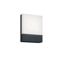 Trio PECOS kültéri fali lámpa fém, műanyag, antracit, fehér, LED, 3000K, 6W, 600lm, IP54 - 227760142