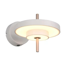 Trio KEATON fali lámpa fém, műanyag, szürke, fehér, LED, 10W, 2300-3000-4000K, 1200Lm - 240270176