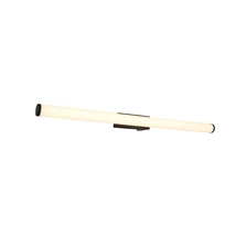 Trio MATTIMO fürdőszobai fali lámpa fém, akrill, fekete, fehér, LED, 3000K, 8.6W, 880lm, IP44 - 283270332
