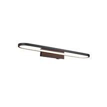 Trio GIANNI fürdőszobai fali lámpa fém, fekete, LED, 3000K, 22W, 2700lm, IP44 - 283779132