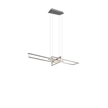 Trio SALINAS függeszték fém, nikkel, LED, 3000K, 34W, 4200lm - 320310307