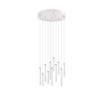 Trio TUBULAR függeszték fém, fehér, LED, 3000K, 11x2.8W, 3850lm - 321691131