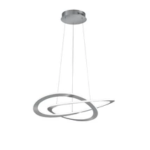 Trio OAKLAND függeszték fém, nikkel, LED, 3000K, 52W, 6200lm - 321710107