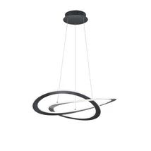 Trio OAKLAND függeszték fém, antracit, LED, 3000K, 52W, 6200lm - 321710142
