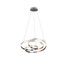 Trio NURIA függeszték fém, nikkel, LED, 2300K-3000K-4000K, 60W, 7200lm - 326210107