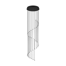 Trio BAXTER  függeszték fém, fekete, LED, 70W, 2300-3000-4000K, 8300Lm - 330632032