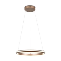 Trio AMADOR függeszték fém, barna, fehér, LED, 34W, 2300-3000-4000K, 4000Lm - 331010165