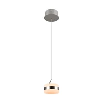 Trio DIOS függeszték fém, akril, nikkel , fehér, LED, 8W, 2300-3000-4000K, 800Lm - 331410107