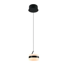 Trio DIOS függeszték fém, akril, fekete , fehér, LED, 8W, 2300-3000-4000K, 800Lm - 331410132