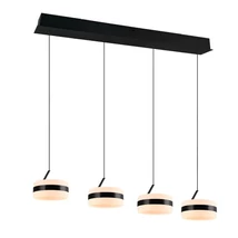 Trio DIOS függeszték fém, akril, fekete , fehér, LED, 32W, 2300-3000-4000K, 3200Lm - 331410432