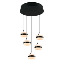 Trio DIOS függeszték fém, akril, fekete , fehér, LED, 40W, 2300-3000-4000K, 4000Lm - 331430532