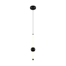 Trio MELITA függeszték fém, akril, fekete, fehér, LED, 6W, 2300-3000-4000K, 600Lm - 331510132