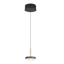 Trio GUANO függeszték fém, akril, barna, fekete, fehér, LED, 8W, 2300-3000-4000K, 850Lm - 334410165