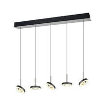 Trio GUANO függeszték fém, akril, nikkel, fekete, fehér, LED, 40W, 2300-3000-4000K, 4250Lm - 334410507