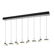 Trio GUANO függeszték fém, akril, nikkel, fekete, fehér, LED, 64W, 2300-3000-4000K, 6800Lm - 334410807