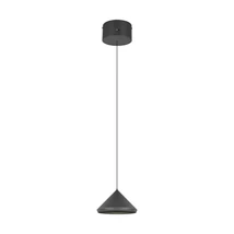 Trio LAGUNA függeszték fém, fekete, LED, 5W, 2300-3000-4000K, 500Lm - 336210132
