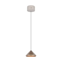 Trio LAGUNA függeszték fém, barna, LED, 5W, 2300-3000-4000K, 500Lm - 336210165