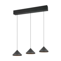 Trio LAGUNA függeszték fém, fekete, LED, 15W, 2300-3000-4000K, 1500Lm - 336210332