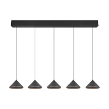 Trio LAGUNA függeszték fém, fekete, LED, 25W, 2300-3000-4000K, 2500Lm - 336210532