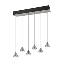 Trio ROMEO függeszték fém, nikkel, LED, 42W, 2300-3000-4000K, 4200Lm - 337010607