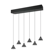 Trio ROMEO függeszték fém, fekete, LED, 42W, 2300-3000-4000K, 4200Lm - 337010632