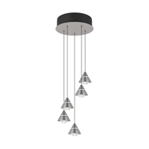 Trio ROMEO függeszték fém, nikkel, LED, 35W, 2300-3000-4000K, 3500Lm - 337030507